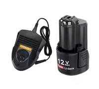 Batteria Da 12 V, Compatibile For Bosch, Batteria Sostitutiva BAT411 4000 MAh BAT411 BAT411A BAT412 BAT412A BAT413 BAT413A Utensili Elettrici(1 Battery Charger)
