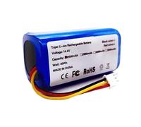 Batteria da 14,4 V, compatibile con LIECTROUX C30B E30, aspirapolvere robot 2600 mAh al litio 18650 parti dello strumento di pulizia della batteria(2600mAh)
