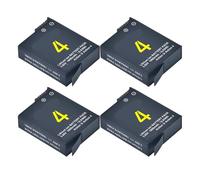 Batteria da 1800 mAh for accessori for fotocamere sportive, compatibile con DJI, Action 3 4 Camera(4 Battery)
