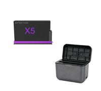 Batteria Da 2500 MAh 3,85 V + Caricabatterie A 2 Slot For Fotocamera, Batterie For Azione Panoramica A 360°, Accessori For Fotocamera - Compatibile Con Insta360 X5(1battery 1charger)