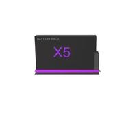 Batteria Da 2500 MAh 3,85 V + Caricabatterie A 2 Slot For Fotocamera, Batterie For Azione Panoramica A 360°, Accessori For Fotocamera - Compatibile Con Insta360 X5(1battery)
