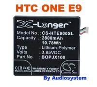 BATTERIA DA 2800Mah PER HTC ONE E9 E9+ PLUS POTENZIATA MAGGIORATA RICAMBIO