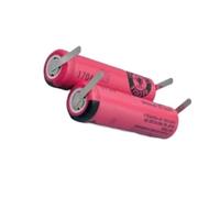 Batteria da 3,7 V 740 mAh compatibile for Braun Oral B Pro 2 Tipo 3766 S5 S6 S7 iO4 iO5 iO6 iO7 iO9 iO8 iO10 Rasoi for spazzolini da denti con piedini saldanti Testa piatta(With soldering feet 2pcs)