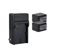 Batteria Da 3900 MAh VW-VBT380 VBT380 VW-VBT190 VBT190 + Caricatore USB, Compatibile Con Panasonic HC-VXF999, HC-VXF990, HC-VX870, HC-VX989(2Battery and 1Charger)