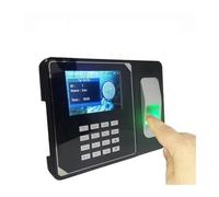 Batteria da 4000 MAh Orologio biometrico con impronte digitali Registratore di presenze Rilevatore dito elettronico e tessera dei dipendenti Grande capacità di archiviazione(1,AU Plug)