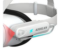 Batteria da 5000 mAh con luce IR per Meta/Oculus Quest 2, migliora la sensibilità del tracciamento della mano al buio, batteria portatile ricaricabile compatibile con Elite Strap Extended 2-4 ore di