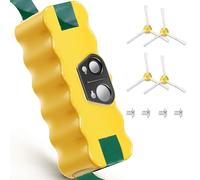 Batteria da 5000 mAh per iRobot Roomba, batteria di ricambio da 14,4 V per Roomba, batteria NI-MH da 5000 mAh per iRobot Roomba 500 600 700 800 serie, compatibile con R3 irobot 581 450 700 605 621 880