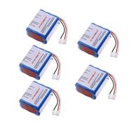 Batteria da 7,2 V 5200 mAh, compatibile con iRobot, compatibile con Braava, 380T, 380, 390T, 5200, 5200B, 5200C, parti for aspirapolvere(5PCS-5200MAH)