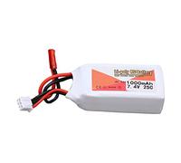 Batteria da 7,4 V 1000Mah Li Ion Battery, 25c LipOmer Lipo ricaricabile con tappa JST per auto a carrello RC Helicopter Helicopter RC FPV Racing Drone Quadcopter
