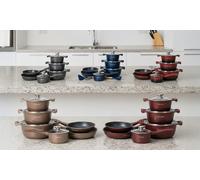 Batteria Da Cucina 13 Pezzi Di Royalty Line: Bordeaux