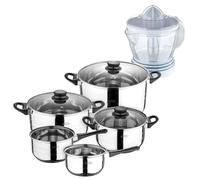 Batteria da cucina a otto pezzi San Ignacio+ Bergner Naturally, spremiagrumi da 40 W di potenza, capacità di 1,2 litri