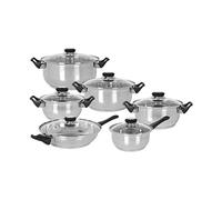 Batteria da cucina Genese Acciaio 12 Pezzi