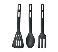 Batteria da cucina in nylon - pala, cucchiaio, forchetta per tagliatelle | Set di utensili da cucina portatili perfetti per viaggi e campeggio | gadget da cucina durevoli per cucinare