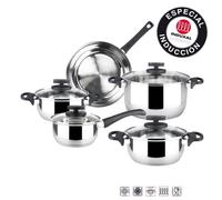 Batteria da cucina Magefesa Style 9 pezzi acciaio inox