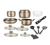 Batteria da cucina - Set di pentole a induzione - Set pentole e padelle per tutti i piani cottura - Set da cucina da 17 elementi "speciale cottura"