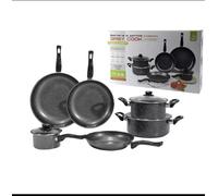 Magefesa Set Pentole 4 Pezzi + Set 3 Padelle