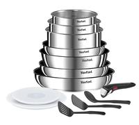 Batteria da cucina Tefal Ingenio 13 pezzi, induzione, acciaio inossidabile, non