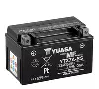 BATTERIA DA MOTO YUASA YTX7A-BS PER KYMCO SUPER 8 50 2007 C/LIQUIDO 150X87X93MM