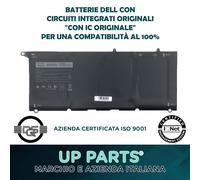 Batteria DELL XPS 13 9360 PW23Y con Chip Originale per PC Portatile TP1GT