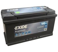 Batteria di avviamento auto Exide EA1000 12v 100ah 900A 353x175x190mm