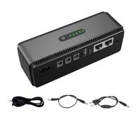 Batteria di backup per router, 10400 Mah Wifi Camera Battery Supply, Backup, Small UPS, Compact Uncontinuptible per telecamera di sicurezza