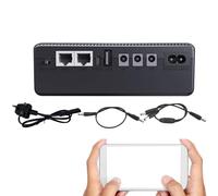 Batteria di backup per telecamera di sicurezza,Batteria di backup UPS - Alimentazione con batteria di da 10400 Mah | Gruppo di continuità compatto, alimentatore per telecamera Wi-Fi, alimentato