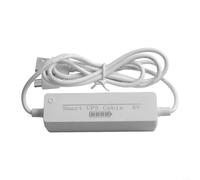 Batteria di backup UPS 5 V, gruppo di continuità, per telecamera di sicurezza, con interruttore automatico, carica 3H, ABS, bianco, per sorveglianza domestica e ufficio (1200 mAh)