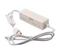 Batteria di backup UPS 5V Gruppo di continuità per telecamera di sicurezza con interruttore automatico, carica 3H, design compatto ABS, ingresso DC5V/2A, uscita 5V1A, bianco, 1800mAh (800mAh)