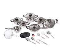 Batteria di pentole 23 pezzi A.M.C acciaio inox 18/10 gas e induzione