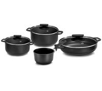 Batteria di Pentole 7 Pezzi in Alluminio Pressofuso Antiaderente Olympia Supreme