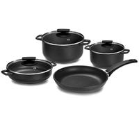 Batteria di Pentole 7 Pezzi in Alluminio Pressofuso Antiaderente Olympia Supreme Big