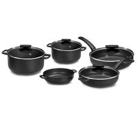 Batteria di Pentole 9 Pezzi in Alluminio Pressofuso Antiaderente Olympia Supreme