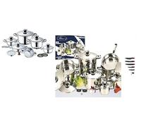 Batteria di Pentole Bavaria / Royalty Lline 40 Pz in Acciaio Inox 18/10