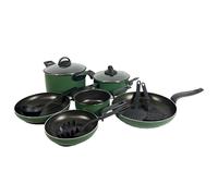 Batteria di Pentole e Padelle da Cucina Made in Itali 12 Pezzi, Antiaderenti