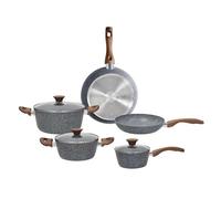 Batteria Di Pentole Tognana 8 Pezzi Linea Top Granite Alluminio Pietra Induzione