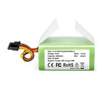 Batteria di Ricambio 3000mAh 14.4V per Cecotec Conga Series, Compatibile con Conga 1290 Conga 1390 Conga 1490 Conga 1590 Aspirapolvere, Non Compatibile Conga 990 1090 3090 4090