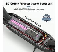 Batteria di ricambio ad alta capacità 36V 7800mAh per monopattino Xiaomi M365 Pro - Durevole e a lunga durata