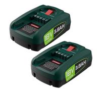 Batteria di ricambio agli ioni di litio ad alta capacità da 18 V e 3800 mAh compatibile con gli utensili Bosch for la casa e il giardino - for i modelli PBA PSB PSR AL1880CV AL18815CV(2PACK Battery)