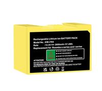 Batteria di ricambio agli ioni di litio, compatibile con iRobot Roomba serie E, E5, E6, serie I, I7, I7+, I8, 5150, E5150, E515020, E5152, E5154, E5158 (colore casuale).(1x Yellow battery)