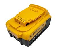 Batteria di ricambio al litio ad alta potenza da 12000 mAh for trapano elettrico e tosaerba DCB203 20V. Compatibile con Dewalt, utensile elettrico DCB206, DCB204.(8000mAh)