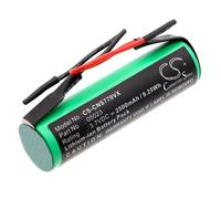 Batteria di ricambio compatibile con Cecotec 05023, Conga Crystal Clear 770 2500 mAh/9,25 Wh