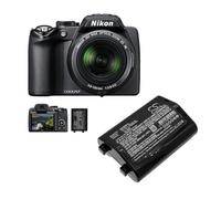 Batteria di ricambio compatibile con Nikon EN-EL4, EN-EL4a, EN-EL4e, EN-EL4e, EN-EL4e, per Nikon D2H, D2Hs, D2X, D2Xs, D3, D3S, D3X, F6, D2Hs