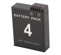 Batteria di ricambio compatibile con Osmo Action 3 4 Camera 3 slot Caricabatterie rapido 2 pezzi Batteria da 1800 mAh Cavo di ricarica Type C