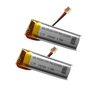 Batteria di ricambio da 1400 mAh per Sena Spider RT1, sistema di comunicazione Bluetooth SP130, batteria Sena 50R, 3 tasti per moto, cuffie Bluetooth SP128, 2 pezzi