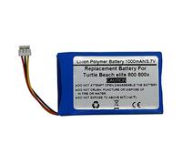 Batteria di ricambio da 3,7 V 1000 mAh per Turtle Beach Elite 800 800 x cuffie wireless