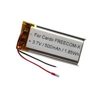 Batteria di ricambio da 3,7 V, 500 mAh, per Cardo Spirit HD, PACKTALK, per moto, Bluetooth