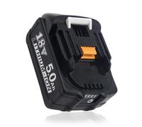 Batteria di ricambio da 5,0 Ah 18 V per batterie Makita 18 V BL1850B BL1840B BL1860B BL1830B BL1815B, compatibile con cavi Makita da 18 volt