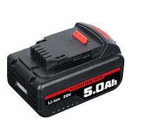 Batteria di ricambio da 5000 mAh 18 V per DeWalt DCB200 con display a LED | 5000mAh Li-ion con display LED di alimentazione. Compatibile con DCB200/204/206/203/201. Compatibile con 18 V/20 V. Lunga