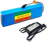 Batteria di Ricambio di Grande capacità da 36 V 10 Ah Batteria agli Ioni di Litio da 10000 mAh Sostituzione all'Interno della Batteria 10s3p 18650 Batteria Impermeabile per Motore D, 36v10ah, XT60