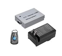 Batteria di ricambio digitale PLUS caricabatteria da viaggio per Canon BP110, VIXIAHFR20 - Include custodia per accessori per lenti